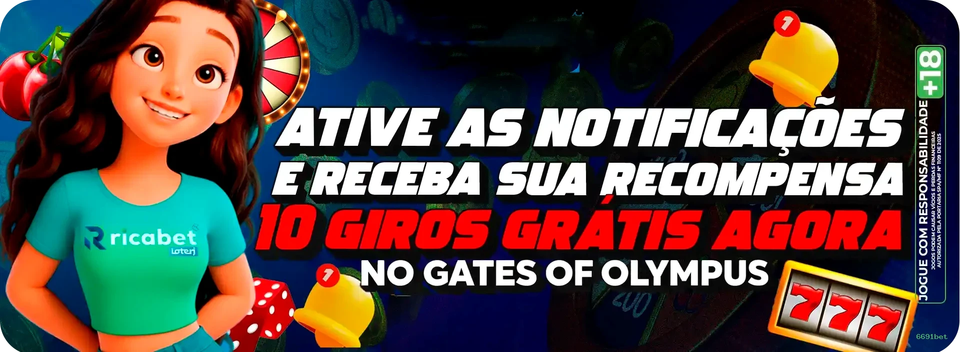 Notificações e promoções